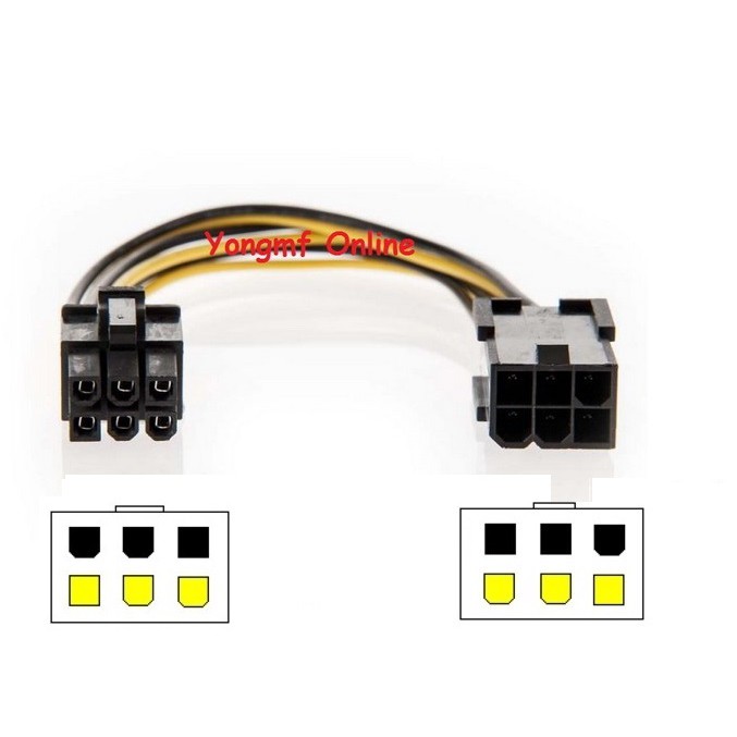 Распиновка 6 pin для видеокарты